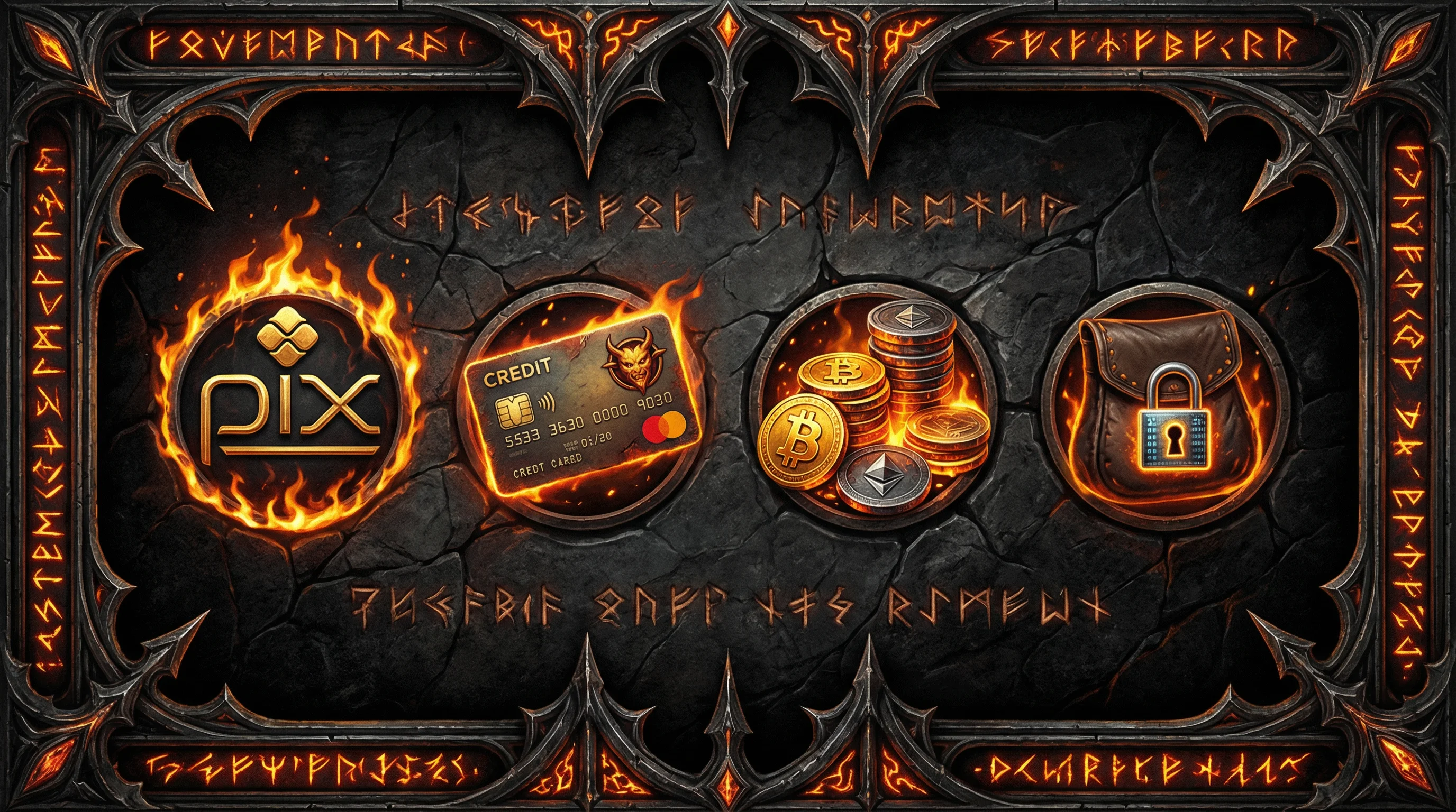 Métodos de pagamento do onabet incluindo PIX, cartões e criptomoedas